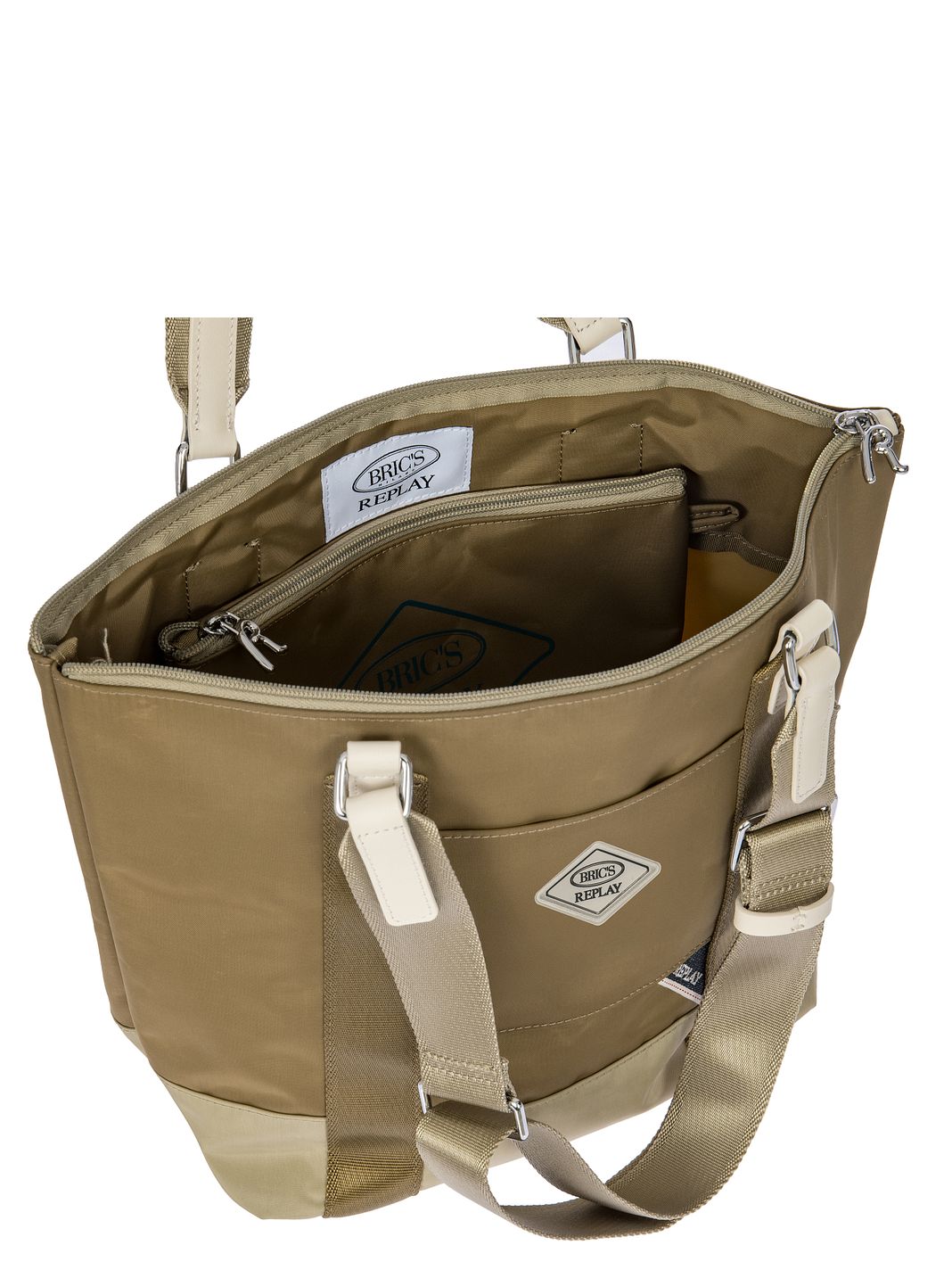 Bric's Replay Sand Woo Borsa shopper 26 cm Bric's Replay Sand Woo Borsa shopper 26 cm