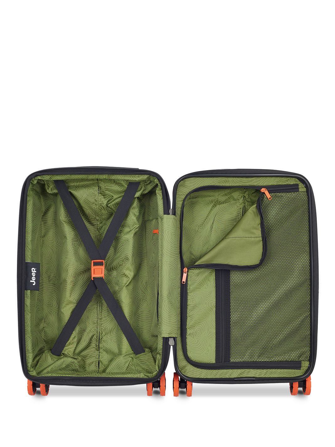 Jeep JH002B 4 ruote Trolley cabina XL 55 cm espandibile Jeep JH002B 4 ruote Trolley cabina XL 55 cm espandibile