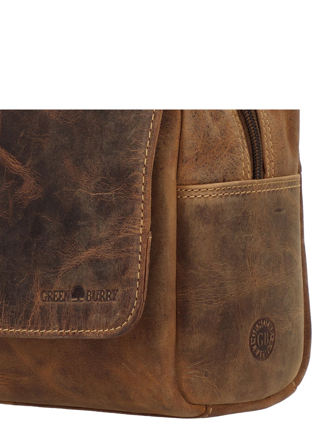Greenburry Vintage Borsa da toilette Vera Pelle 27 cm Greenburry Vintage Borsa da toilette Vera Pelle 27 cm