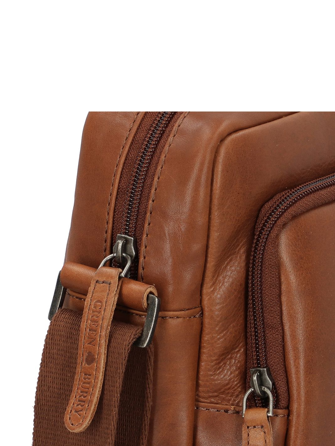 Greenburry Vintage Bolsa de hombro Piel natural 20 cm