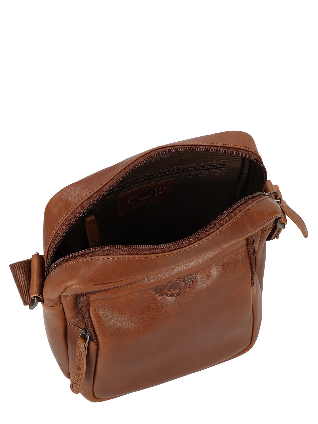 Greenburry Vintage Bolsa de hombro Piel natural 20 cm