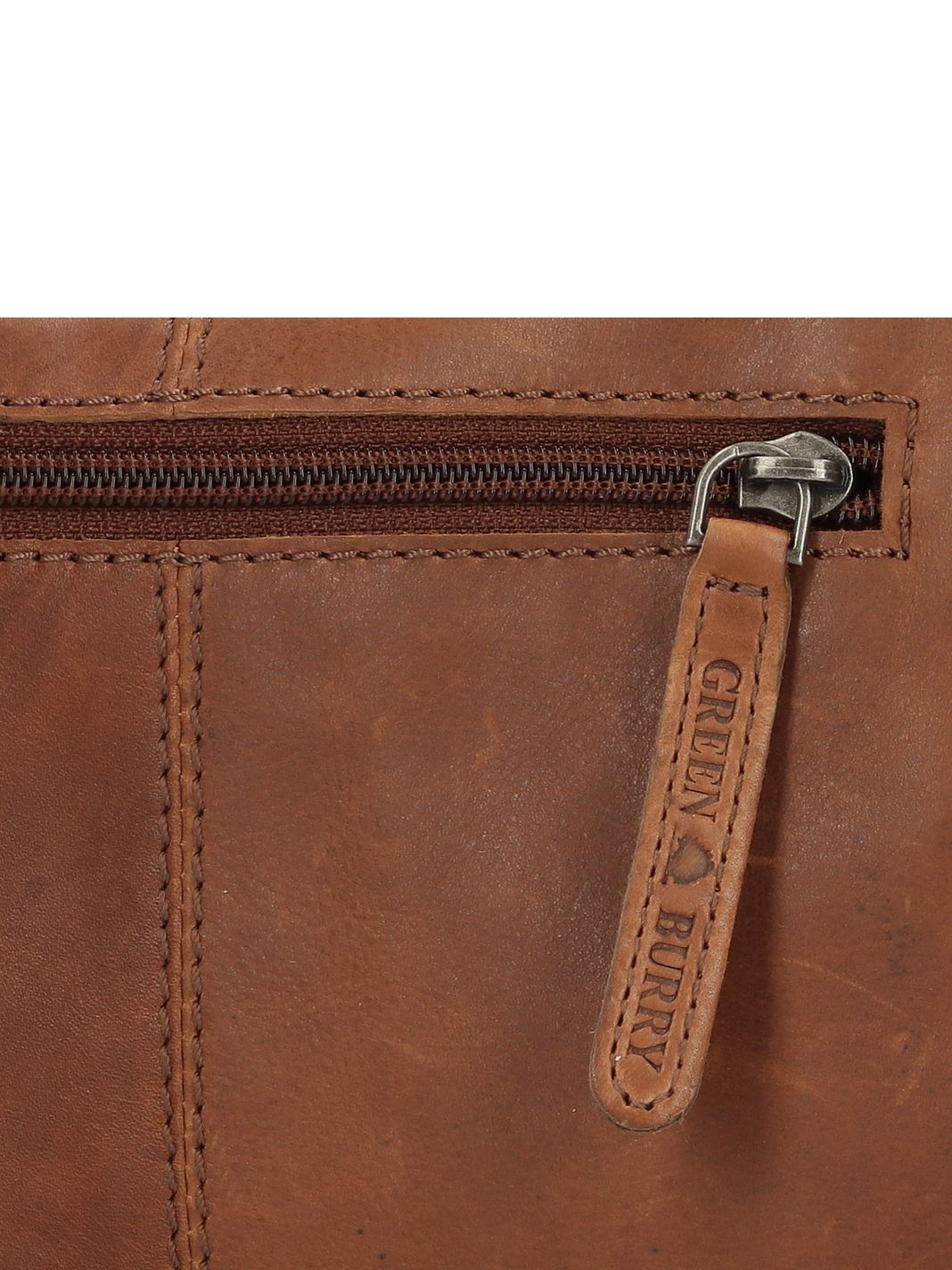 Greenburry Vintage Bolsa de hombro Piel natural 13 cm