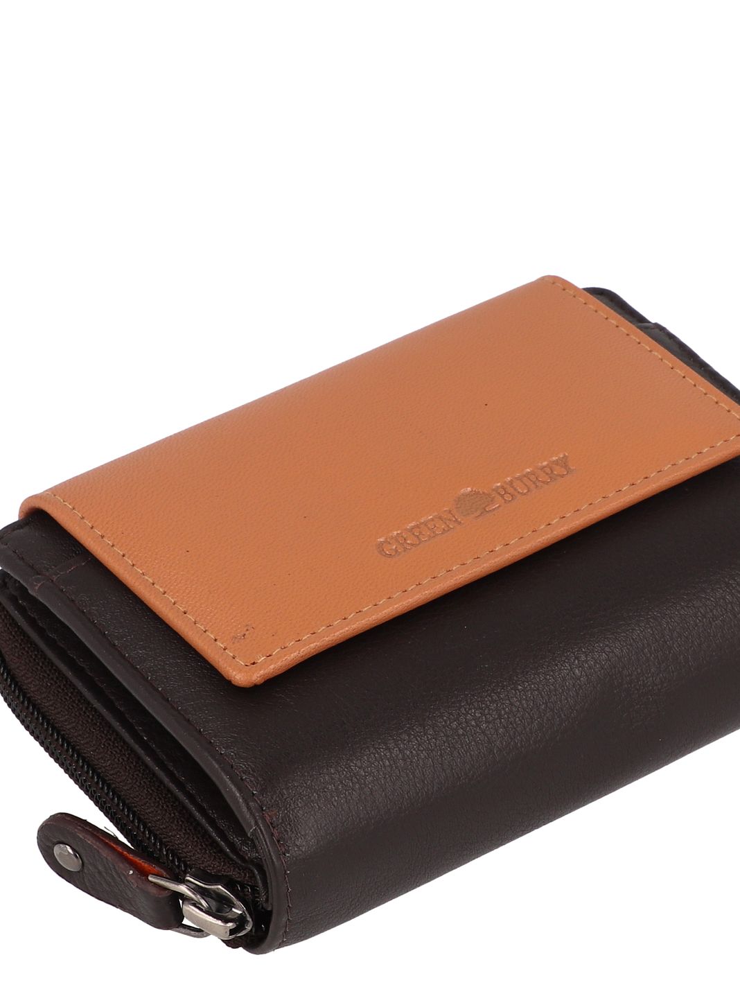 Greenburry Nappa Plånbok RFID-skydd Läder 14 cm