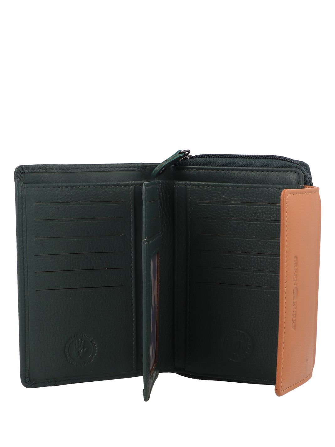 Greenburry Nappa Plånbok RFID-skydd Läder 14 cm