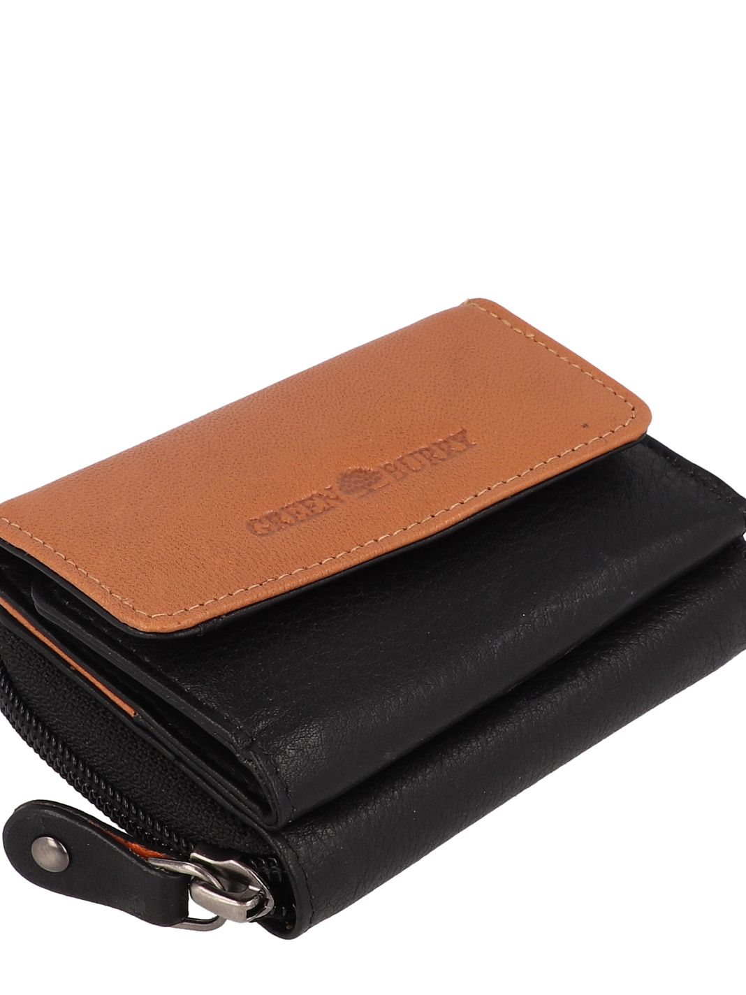 Greenburry Nappa Plånbok RFID-skydd Läder 11 cm