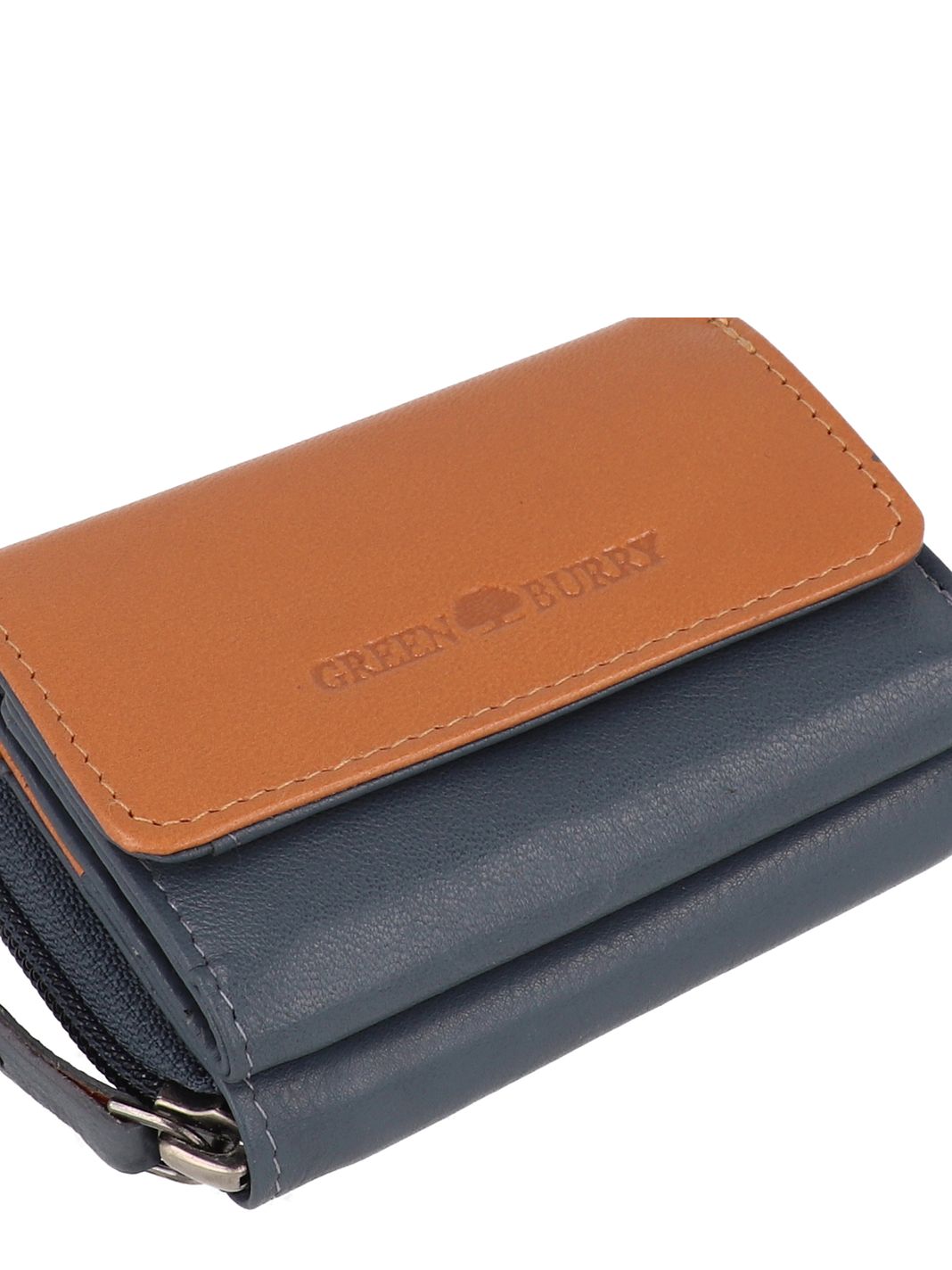 Greenburry Nappa Plånbok RFID-skydd Läder 11 cm