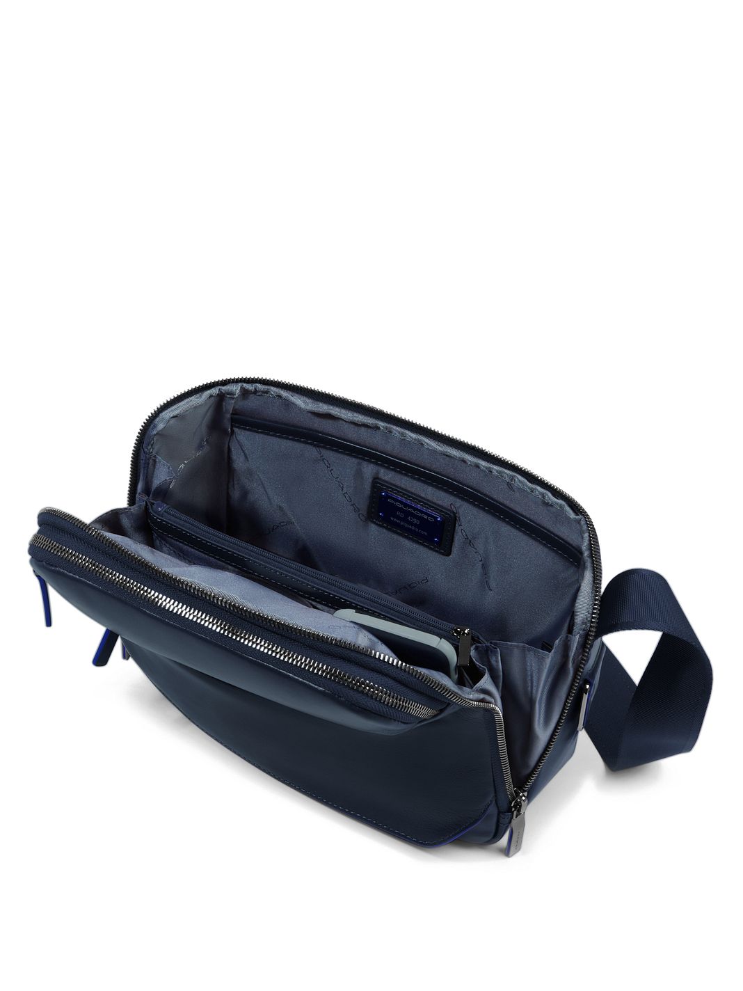 Piquadro Blue Square Borsa a tracolla Vera Pelle 27 cm