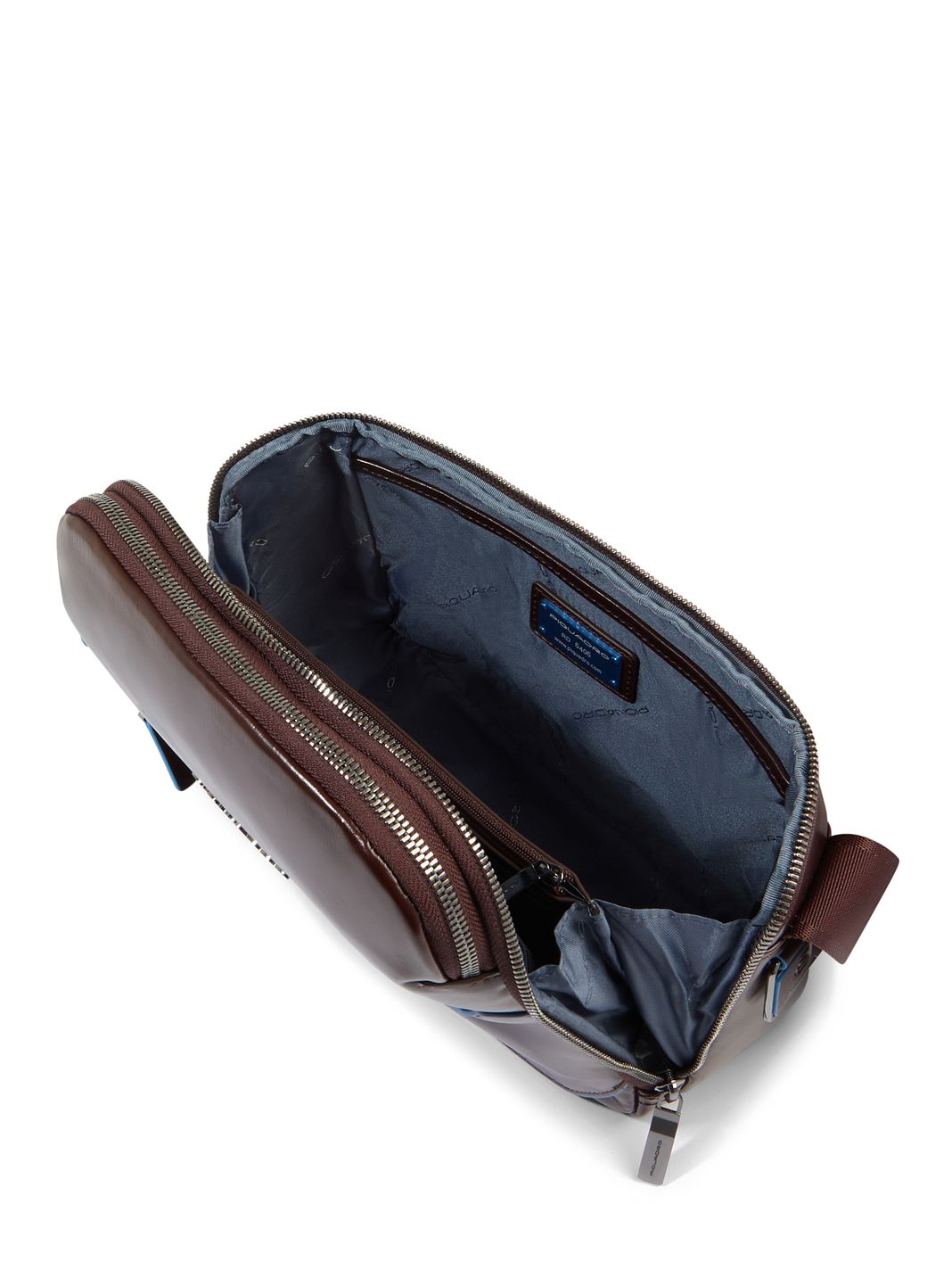 Piquadro Blue Square Borsa a tracolla Vera Pelle 27 cm