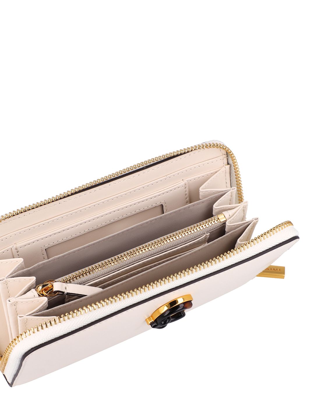 Coccinelle C-Me Cartera Piel natural 18 cm Coccinelle C-Me Cartera Piel natural 18 cm
