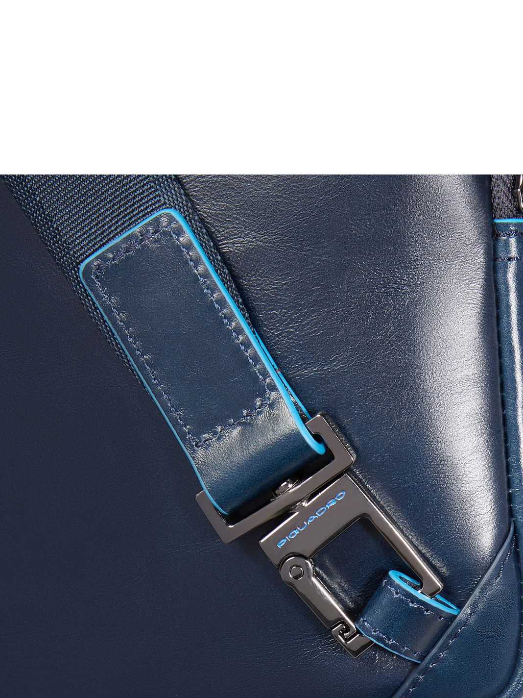 Piquadro Blue Square Mini Bag skuldertaske Læder 17 cm Piquadro Blue Square Mini Bag skuldertaske Læder 17 cm