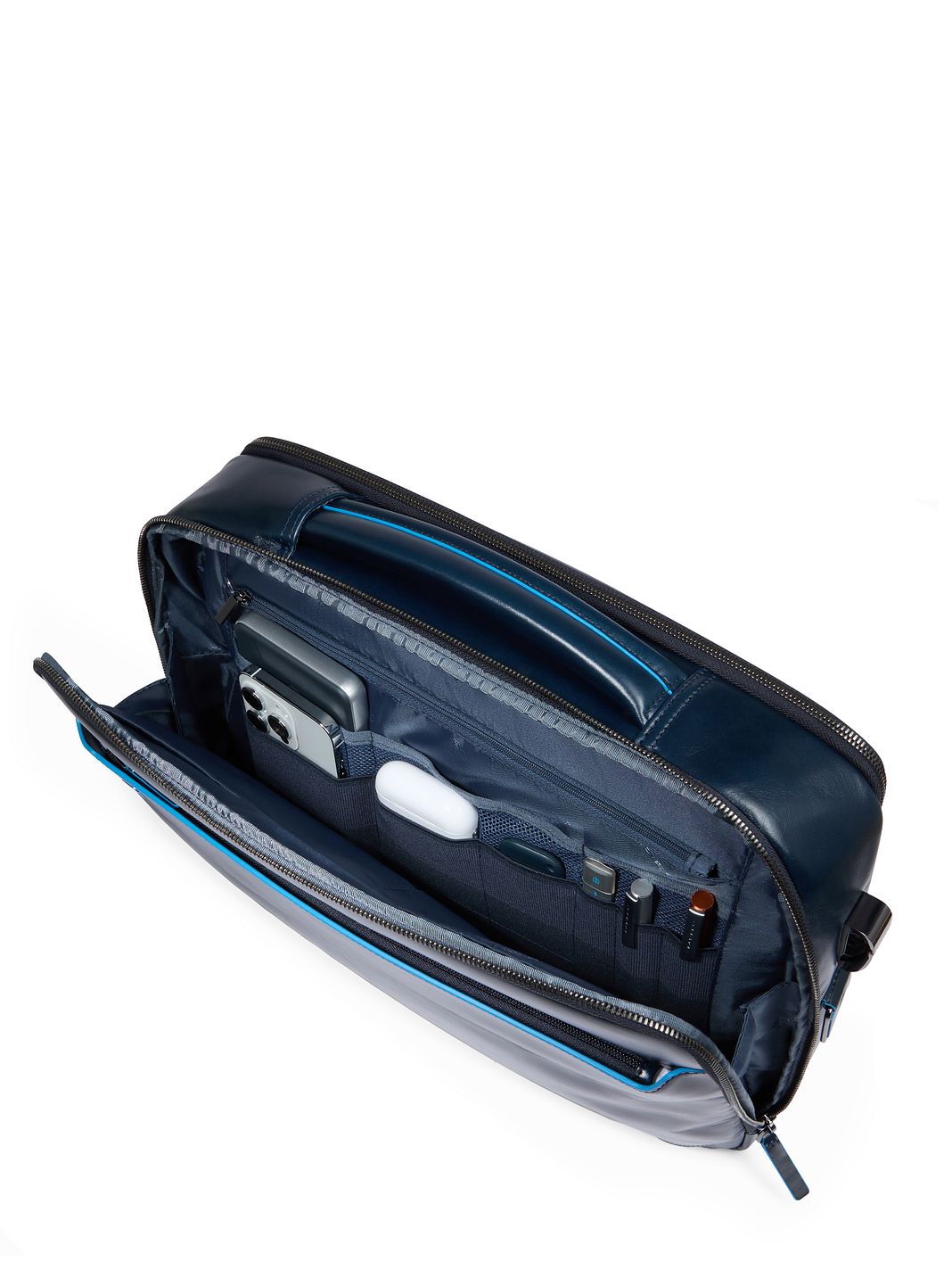 Piquadro Blue Square Valigetta Vera Pelle 39 cm Vano porta PC