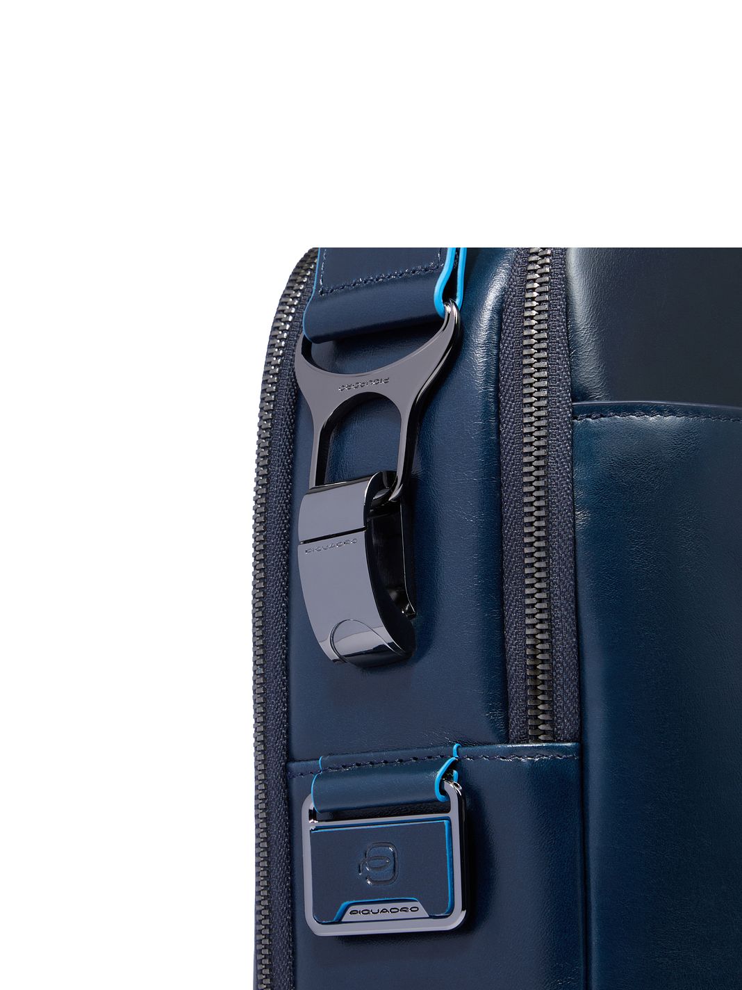 Piquadro Blue Square Valigetta Vera Pelle 39 cm Vano porta PC