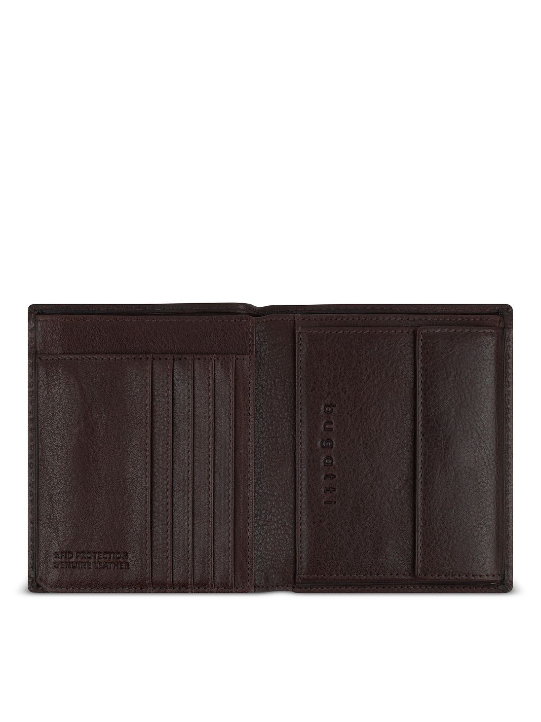 bugatti Neaples Cartera Bloqueo RFID Piel natural 10 cm