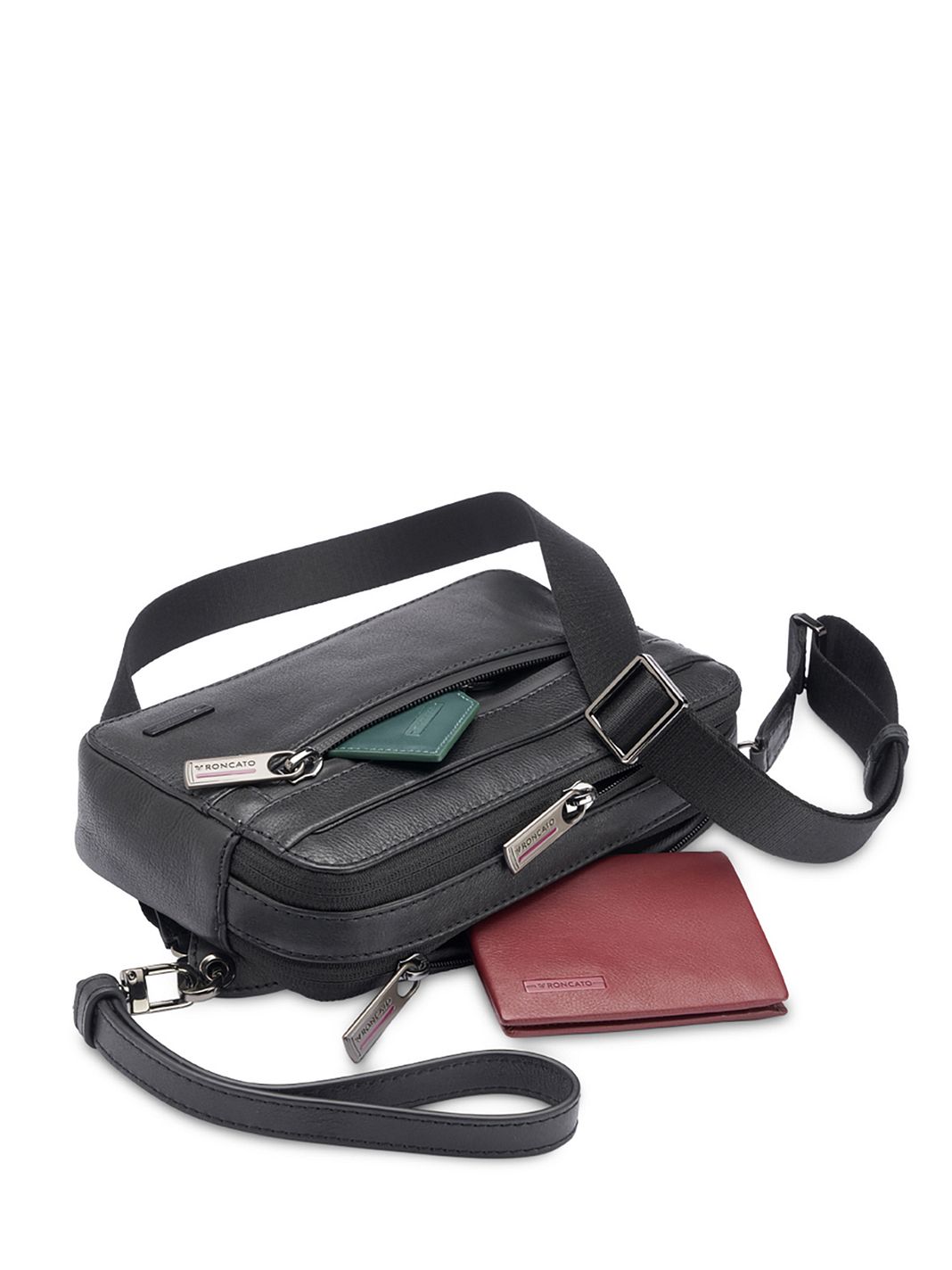 Roncato Detroit Borsa a tracolla Vera Pelle 21 cm Roncato Detroit Borsa a tracolla Vera Pelle 21 cm