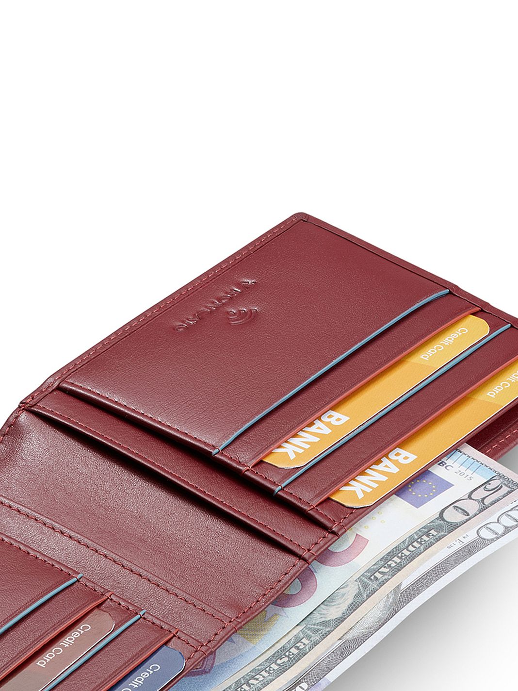Roncato Detroit Portafoglio Protezione RFID Vera Pelle 12.5 cm