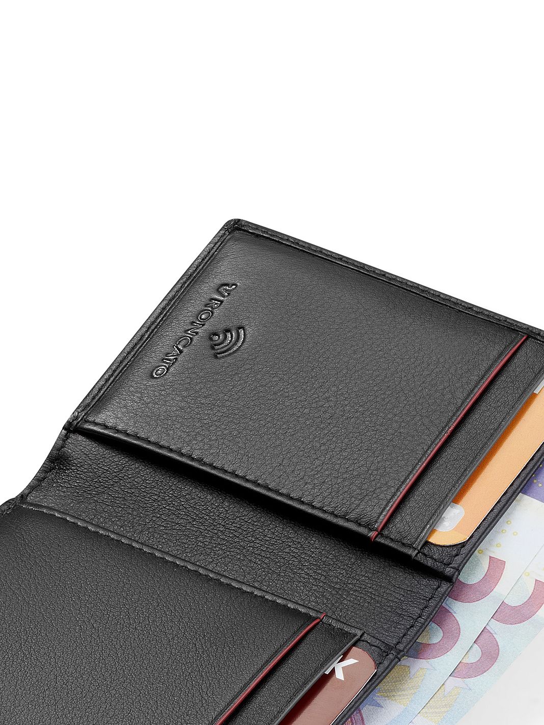 Roncato Detroit Portafoglio Protezione RFID Vera Pelle 8 cm Roncato Detroit Portafoglio Protezione RFID Vera Pelle 8 cm