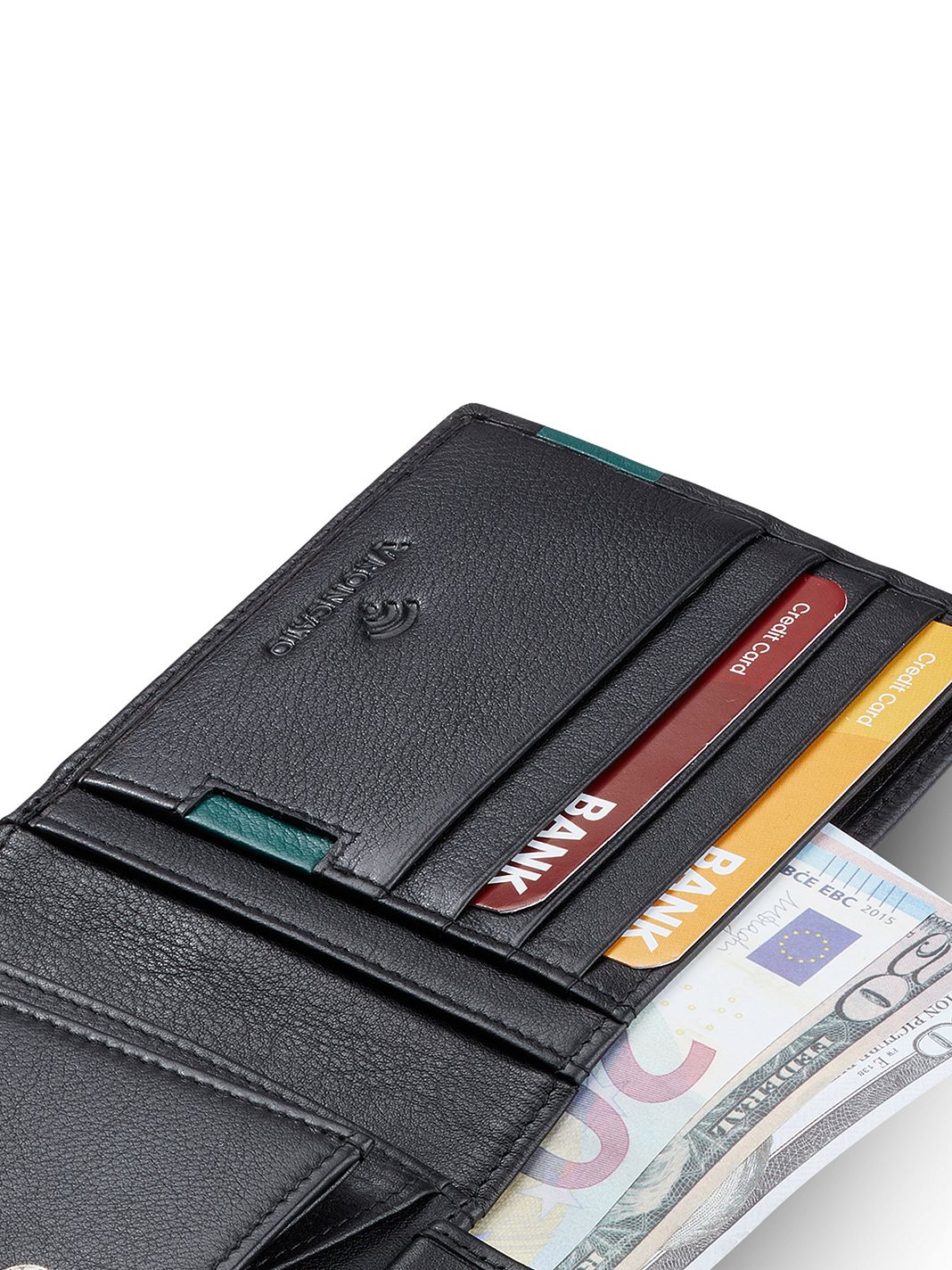Roncato Monaco Portafoglio Protezione RFID Vera Pelle 9 cm Roncato Monaco Portafoglio Protezione RFID Vera Pelle 9 cm