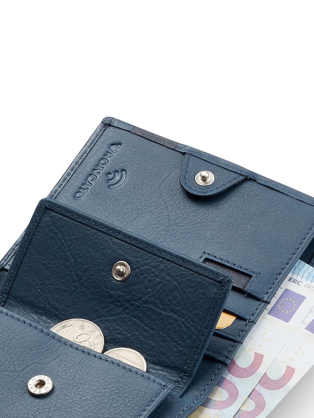 Roncato Monaco Portafoglio Vera Pelle 9 cm