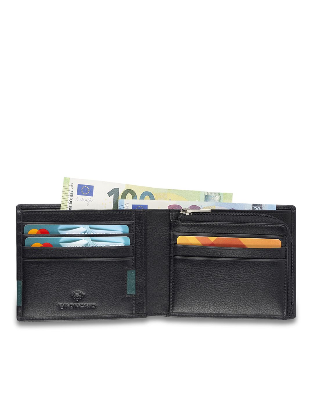 Roncato Monaco Portafoglio Vera Pelle 9 cm