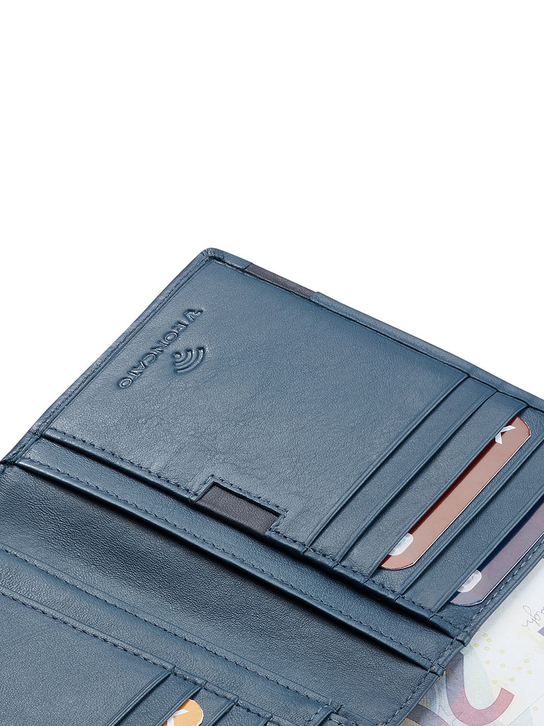 Roncato Monaco Portafoglio Protezione RFID Vera Pelle 12.5 cm