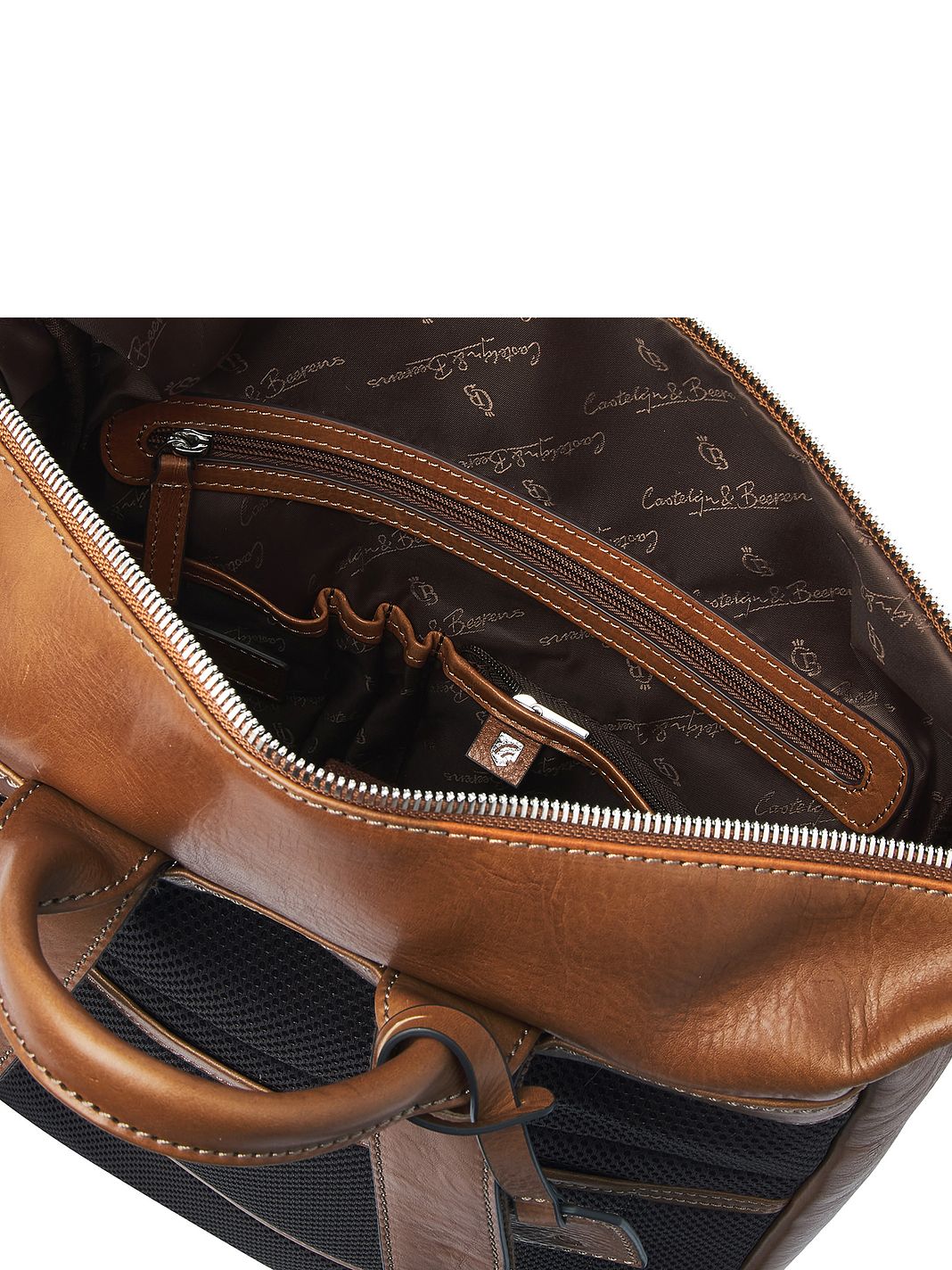 Castelijn & Beerens Laurens Zaino da giorno Protezione RFID Vera Pelle 41 cm Vano porta PC