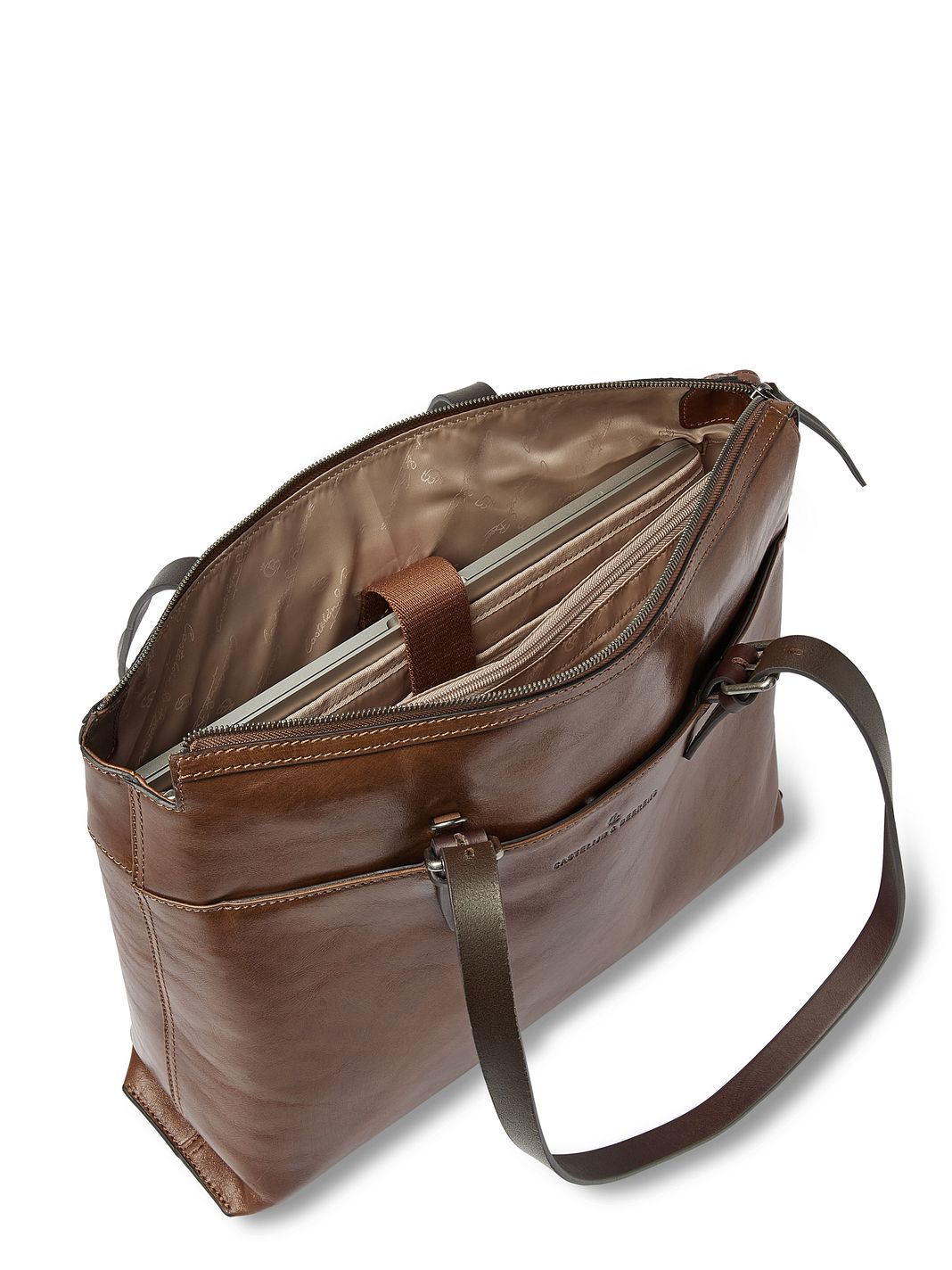 Castelijn & Beerens Rien Borsa a spalla Protezione RFID Vera Pelle 40 cm Vano porta PC Castelijn & Beerens Rien Borsa a spalla Protezione RFID Vera Pelle 40 cm Vano porta PC