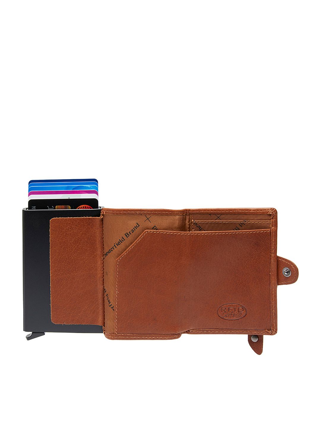 The Chesterfield Brand Baldwin Custodia per carta di credito Protezione RFID Vera Pelle 6.5 cm