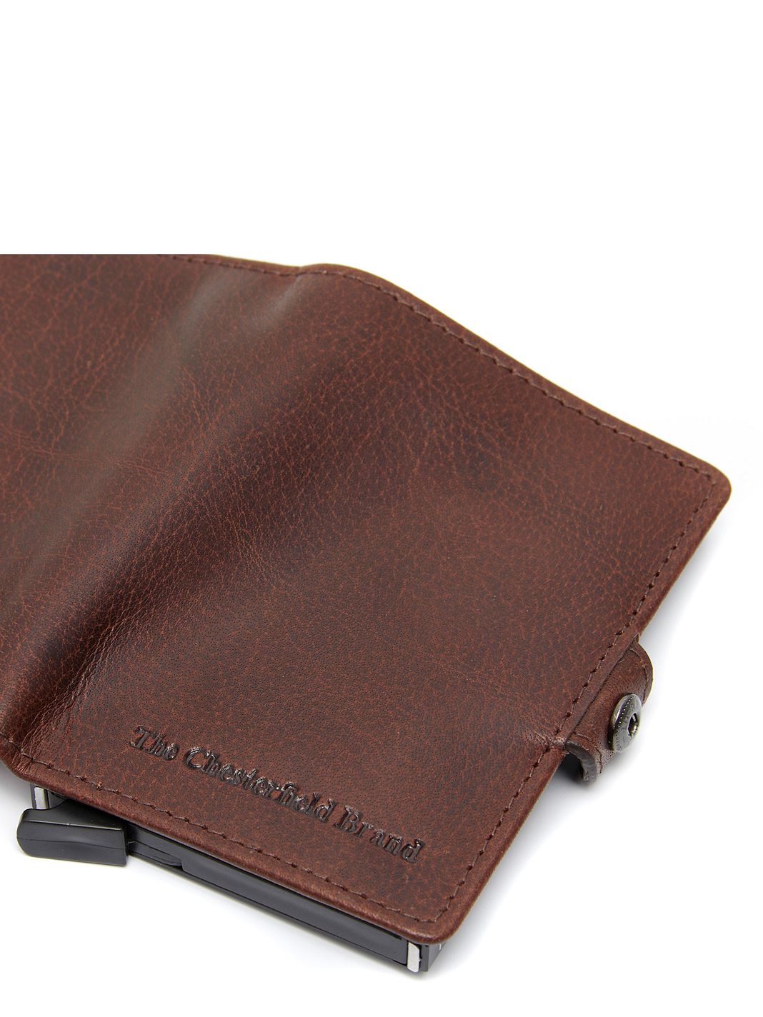 The Chesterfield Brand Albury Custodia per carta di credito Protezione RFID Vera Pelle 7 cm