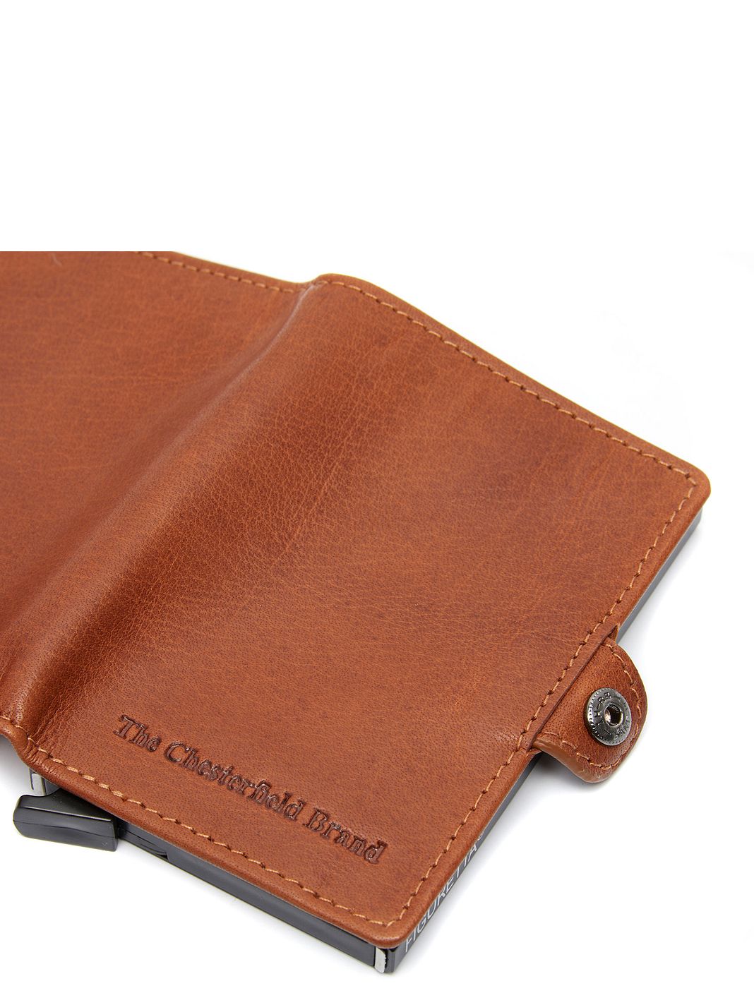 The Chesterfield Brand Albury Custodia per carta di credito Protezione RFID Vera Pelle 7 cm
