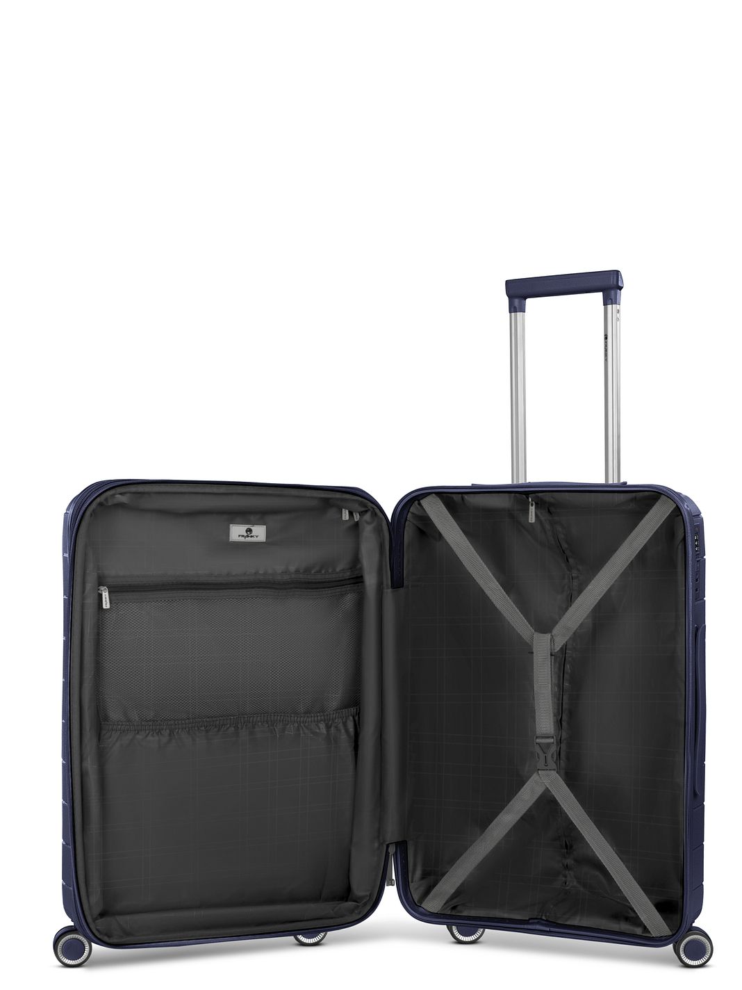 Franky London 4 ruedas Trolley M 65 cm Con asa expansible Franky London 4 ruedas Trolley M 65 cm Con asa expansible