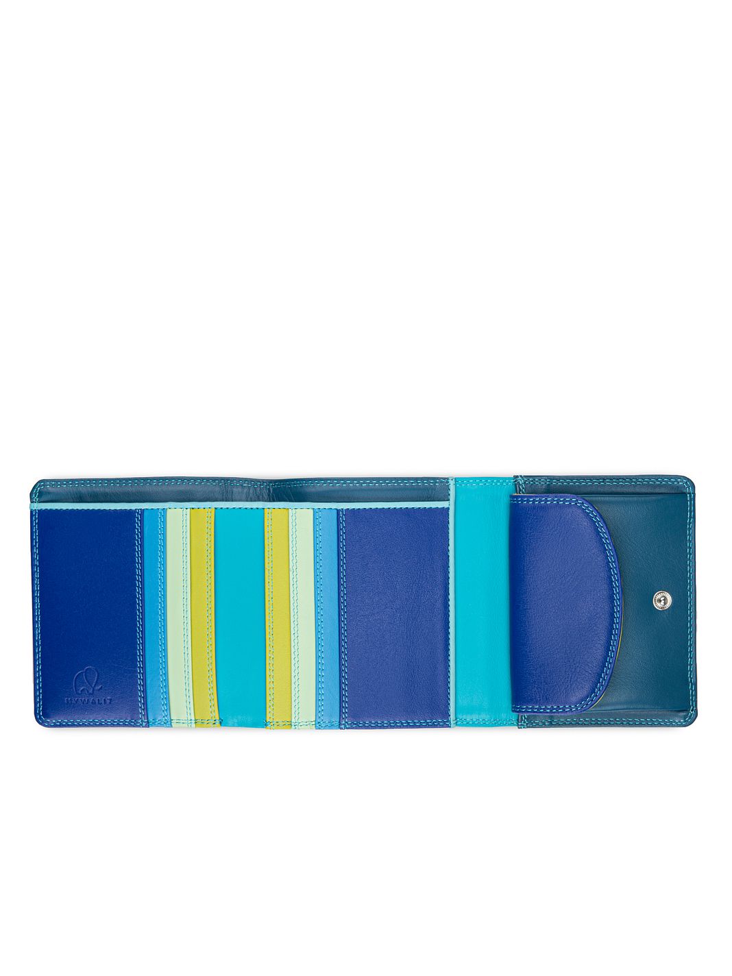 Mywalit Portafoglio Protezione RFID Vera Pelle 10.5 cm