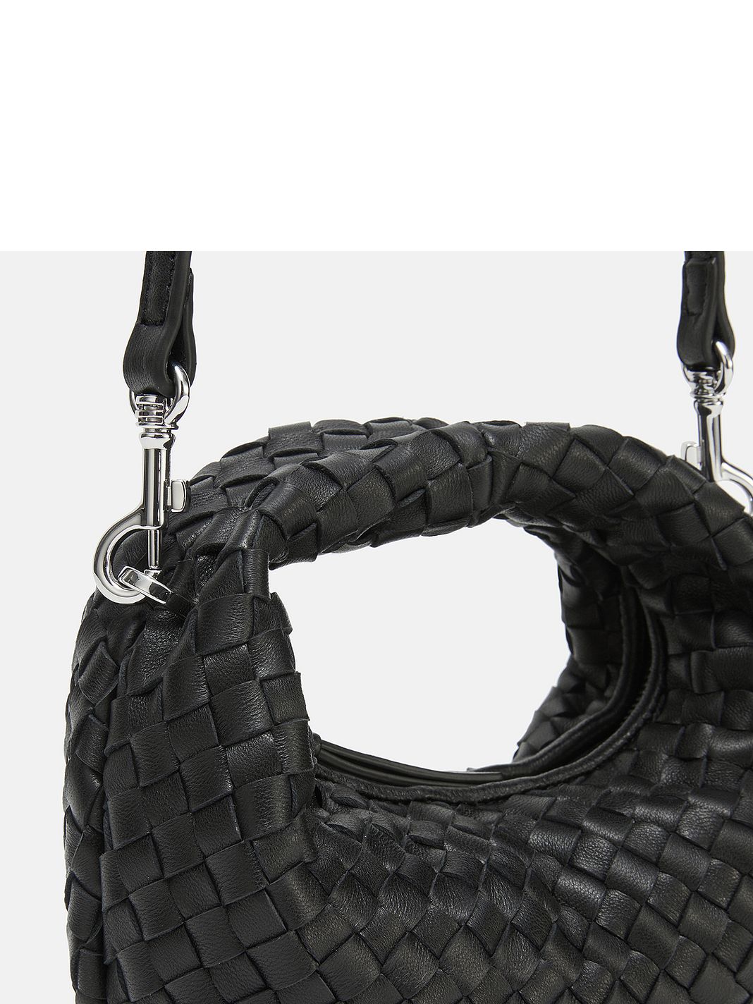 LES VISIONNAIRES Greta Micro weave Borsetta Vera Pelle 20 cm LES VISIONNAIRES Greta Micro weave Borsetta Vera Pelle 20 cm