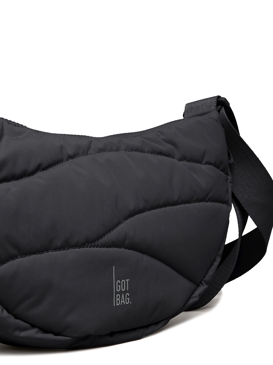 Got Bag Moon Bag wavy puffer Bolsa de hombro 32 cm Got Bag Moon Bag wavy puffer Bolsa de hombro 32 cm