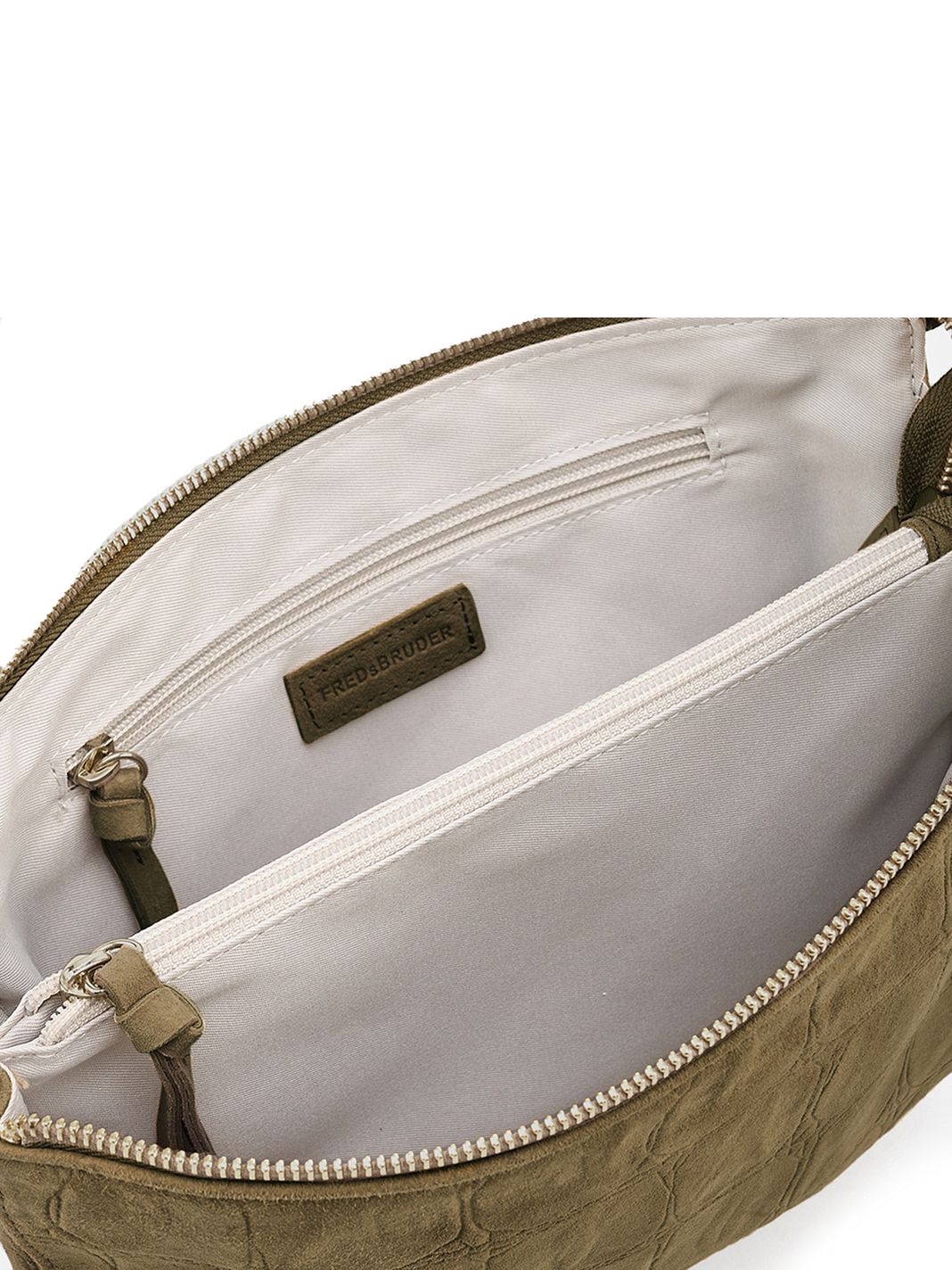 FredsBruder Velvet Wild Borsa a tracolla Vera Pelle 28 cm FredsBruder Velvet Wild Borsa a tracolla Vera Pelle 28 cm