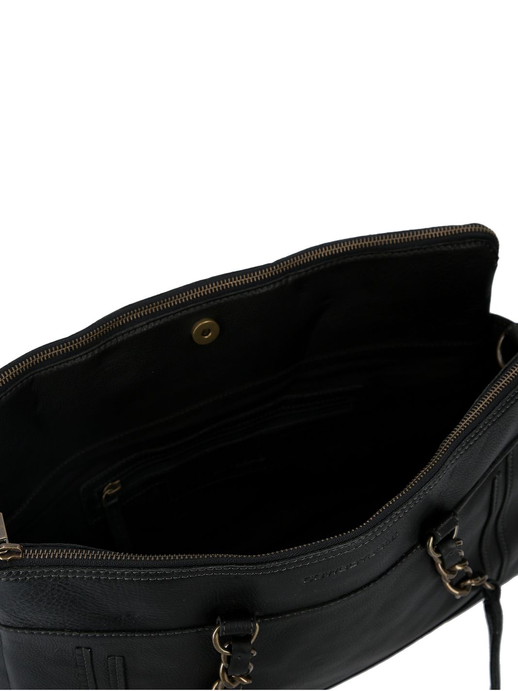 Cowboysbag Chained Barton Borsa a spalla Vera Pelle 40 cm Cowboysbag Chained Barton Borsa a spalla Vera Pelle 40 cm