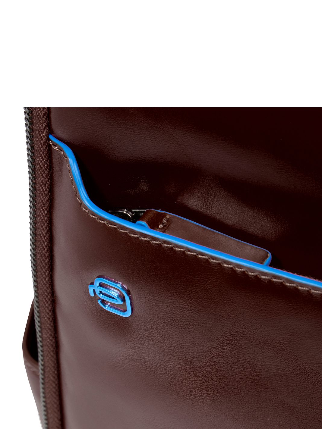 Piquadro Blue Square Zaino da giorno Vera Pelle 29 cm Vano porta PC