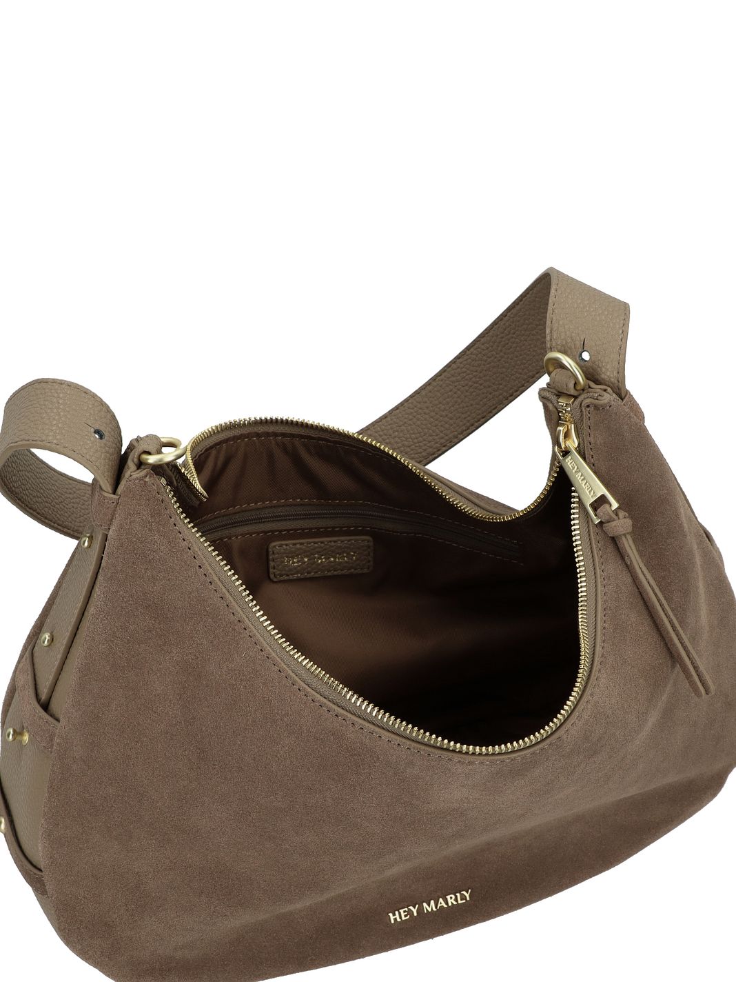 Hey Marly Lifetime Sister Suede Borsa a spalla M Vera Pelle 35.5 cm Hey Marly Lifetime Sister Suede Borsa a spalla M Vera Pelle 35.5 cm