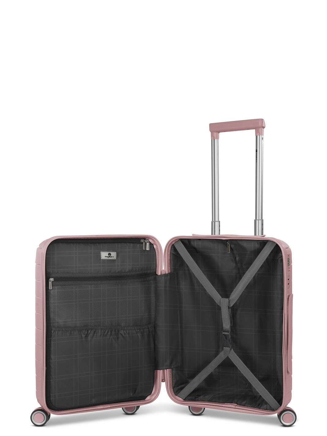 Franky London 4 ruedas Maleta de cabina S 55 cm Con asa expansible