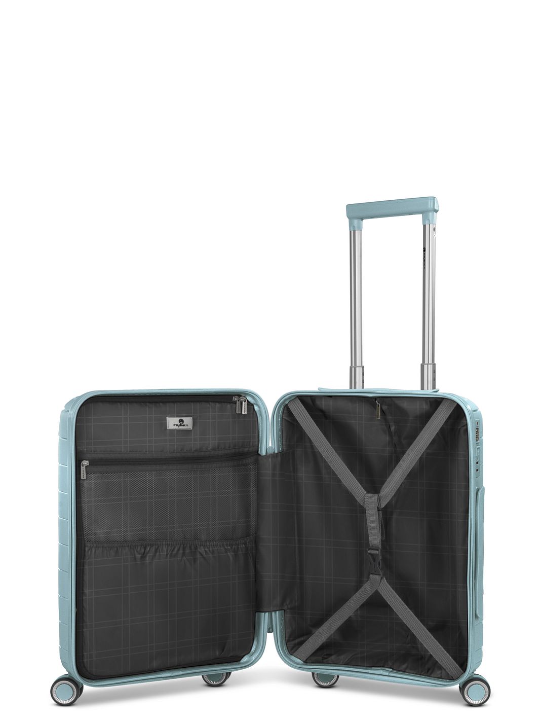 Franky London 4 ruedas Maleta de cabina S 55 cm Con asa expansible