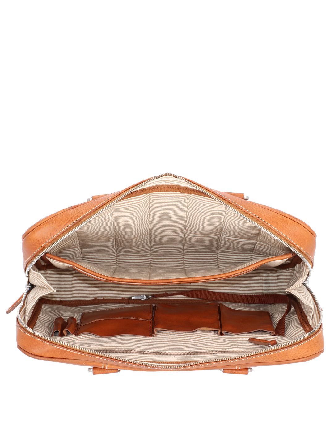 Leonhard Heyden Bergamo Valigetta Vera Pelle 38 cm Vano porta PC