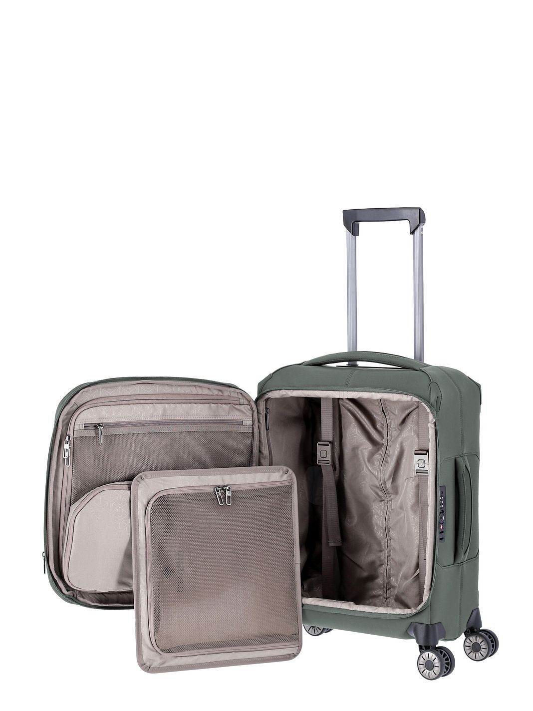 Travelite Priima 4 ruote Trolley cabina 55 cm espandibile