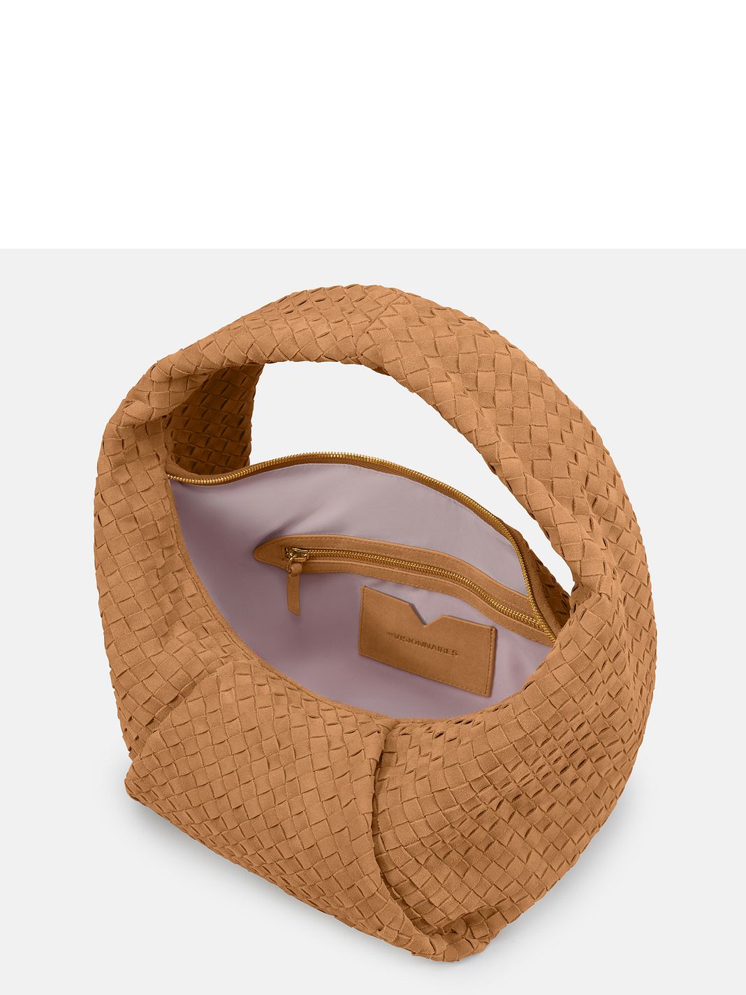 LES VISIONNAIRES Greta weave Borsetta Vera Pelle 37 cm LES VISIONNAIRES Greta weave Borsetta Vera Pelle 37 cm