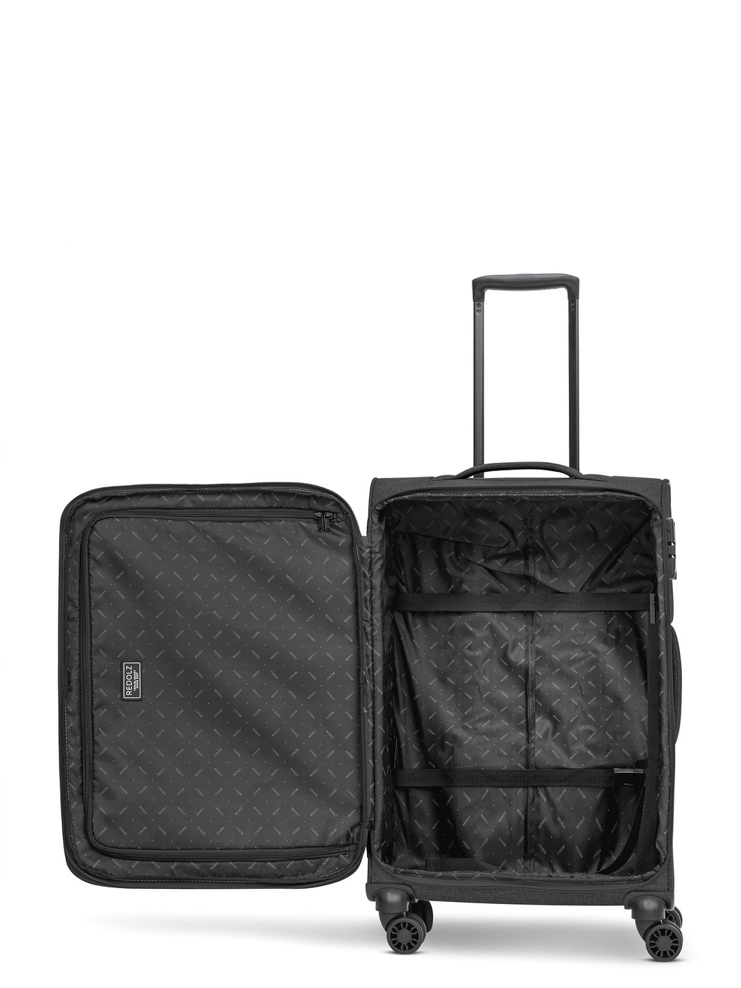 Redolz Essentials 12 THREE SET 4 ruote Set di valigie 3 pezzi espandibile