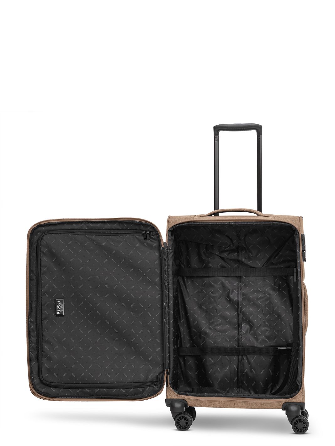 Redolz Essentials 12 THREE SET 4 ruote Set di valigie 3 pezzi espandibile