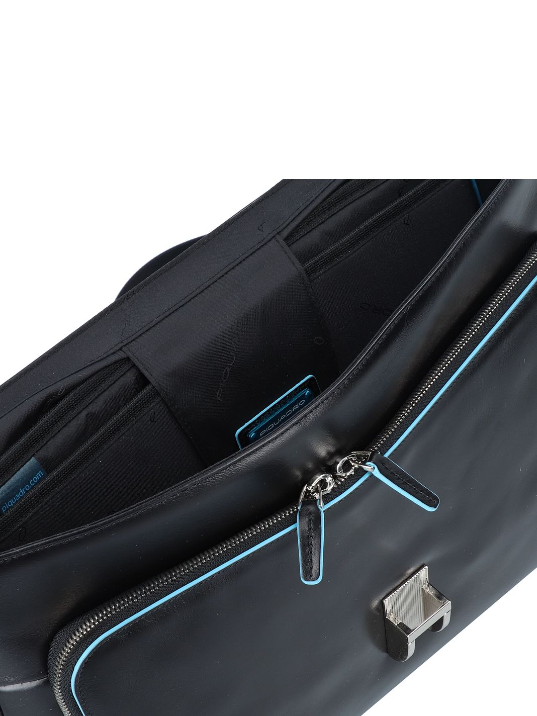 Piquadro Blue Square Valigetta Vera Pelle 40 cm Vano porta PC