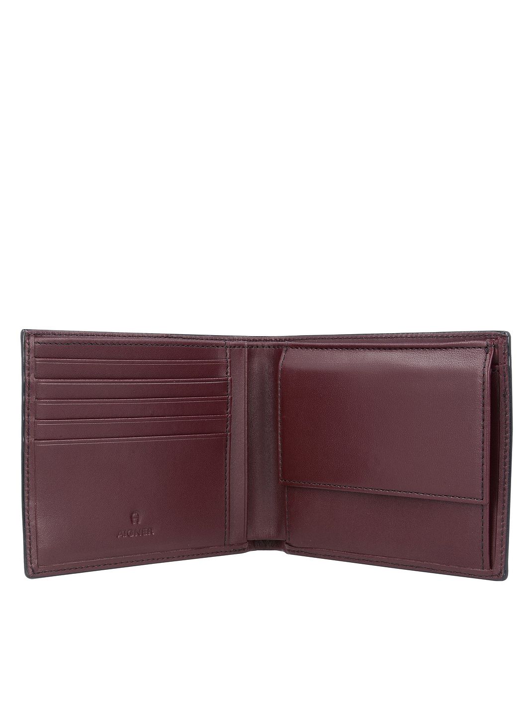 AIGNER Portafoglio Vera Pelle 12 cm