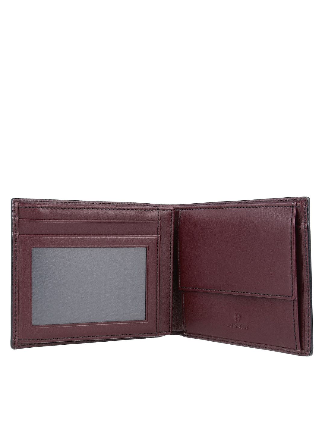 AIGNER Portafoglio Vera Pelle 12 cm
