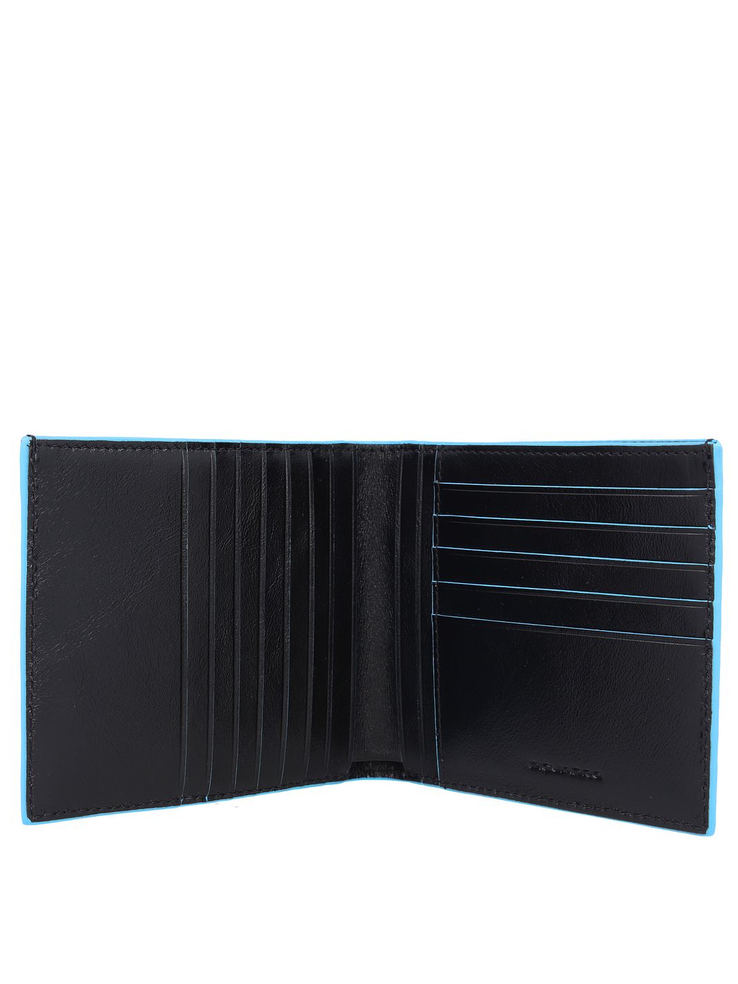 Piquadro Blue Square Custodia per carta di credito Vera Pelle 12 cm