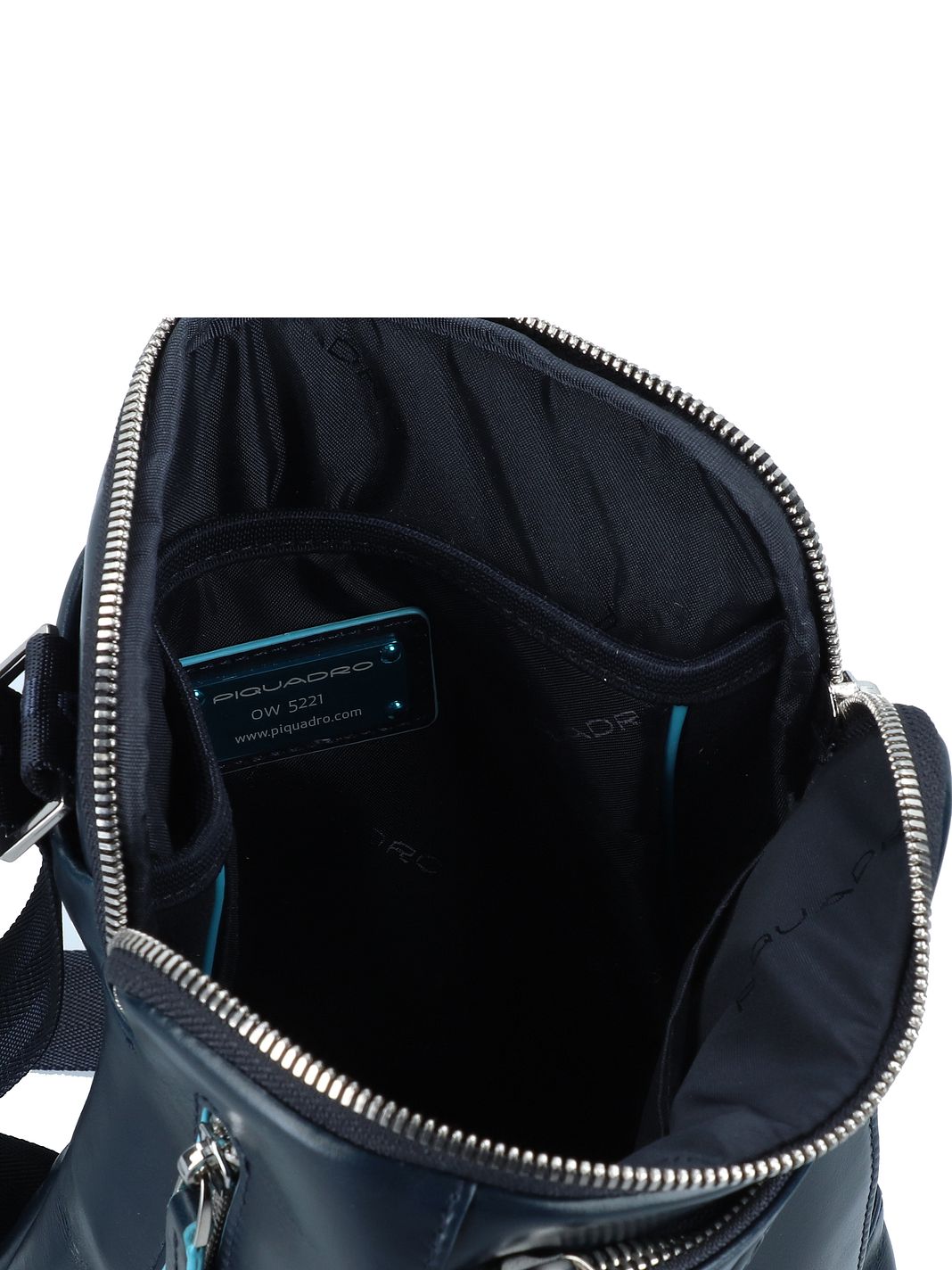 Piquadro Blue Square Borsa a tracolla Vera Pelle 21 cm