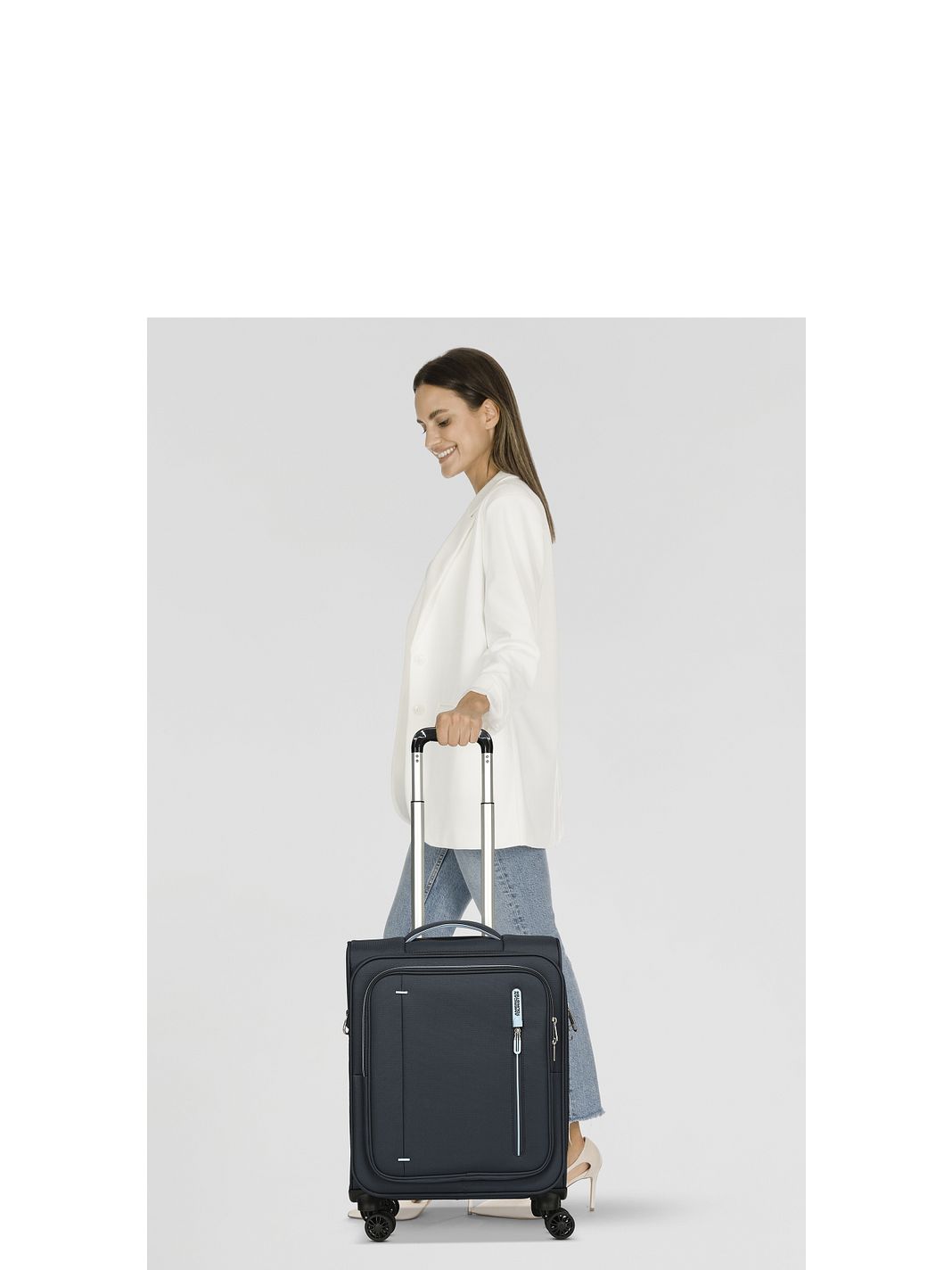 American Tourister Cloudrider 4 ruedas Maleta de cabina S 55 cm Con asa expansible
